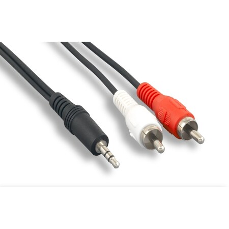 Axiom Axiom 12Ft 3.5Mm Stereo To 2 X Rca Stereo Male Y-Cable MJMRCAM12FT-AX